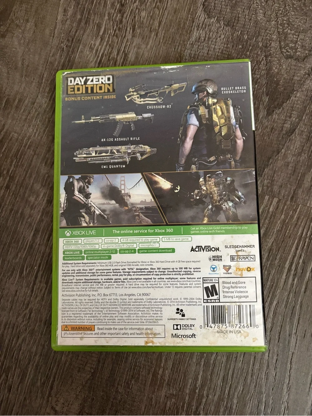 Xbox authentic call